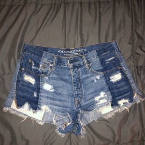American Eagle high rise festival shortie